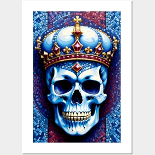 CROWN SKULL HOME DECOR Posters and Art